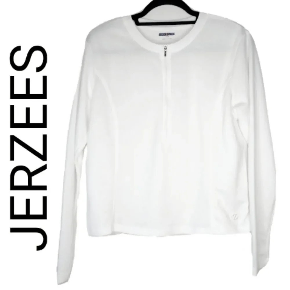 Jerzees Active Wear Jacket - White